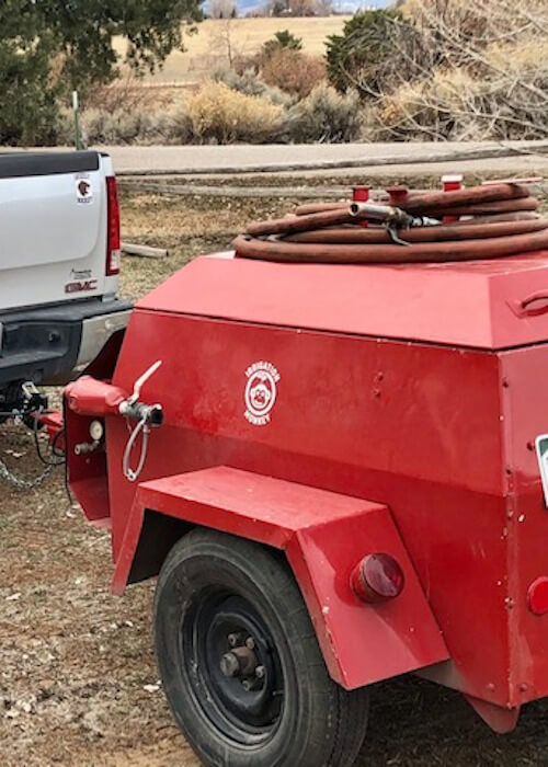 Red air compressor